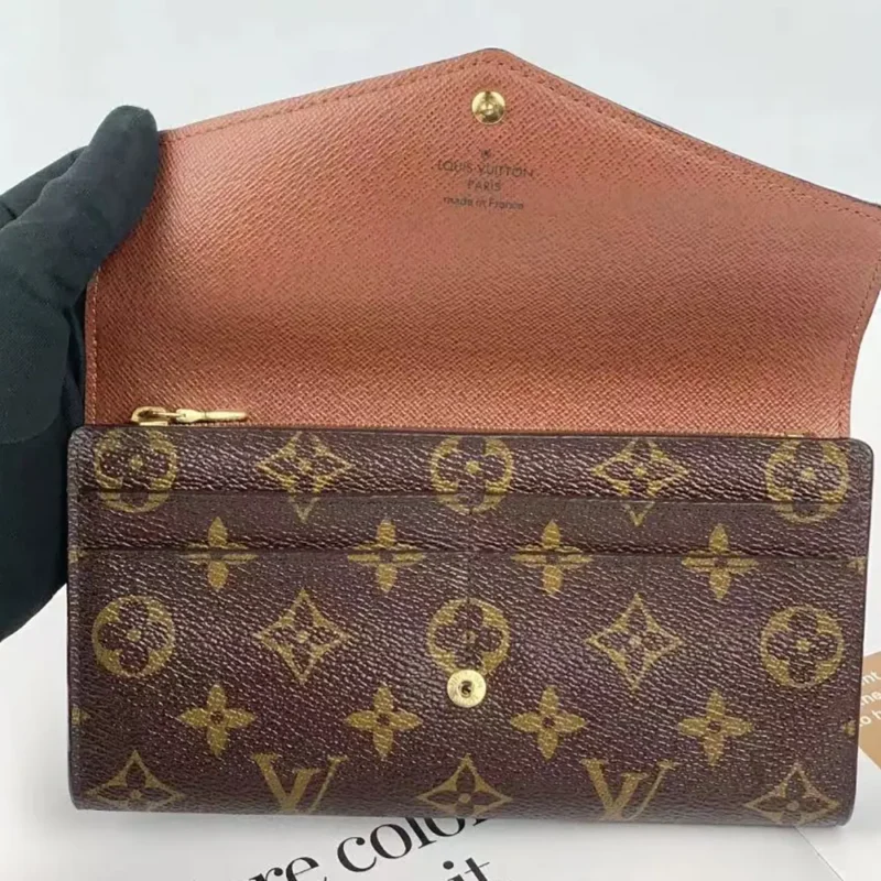 Louis Vuitton LV Women Sarah Wallet-Brown M62236