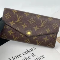 Louis Vuitton LV Women Sarah Wallet-Brown M62236 (1)