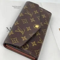 Louis Vuitton LV Women Sarah Wallet-Brown M62236 (1)