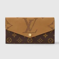 Louis Vuitton LV Women Sarah Wallet-Brown M80726 (1)