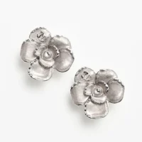 Chanel Women Clip on Stud Earrings Metal Resin Strass ABE380B18084NZT56