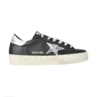 GGDB Unisex Hi Star with Metallic Silver Leather Star and Heel Tab (1)