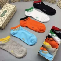 Gucci Unisex 5 pairs Cotton Gucci Socks (4)