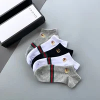 Gucci Unisex 5 pairs Cotton Gucci Socks (4)