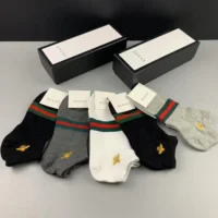 Gucci Unisex 5 pairs Cotton Gucci Socks (4)