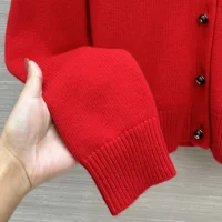 Dior Women Dioramour Twinset Red Cashmere Knit (1)