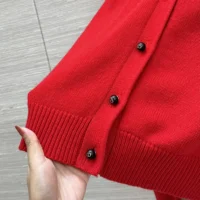 Dior Women Dioramour Twinset Red Cashmere Knit (1)