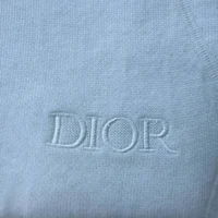 Dior Women Hooded Track Jacket White Cotton Knit and Cashmere (1)