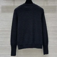 Dior Women Twinset Black Cotton and Wool-Blend Knit (1)