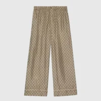 Gucci Men GG Supreme Silk Pant 752917ZANRP2275 (1)