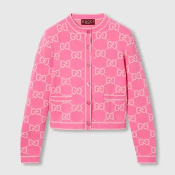 Gucci Women GG Cotton Jacquard Cardigan 743319XKD285447