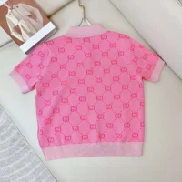 Gucci Women GG Wool Jacquard Polo-Pink 773631XKDK55152 (1)