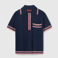 Gucci Women Polo Top with Striped Trim 691713XKD264915 (1)