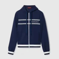 Gucci Women Technical Jersey Hooded Sweatshirt 787939XJGJ51010 (1)