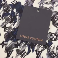 Louis Vuitton LV Men Printed Nylon Swim Shorts-Black (1)