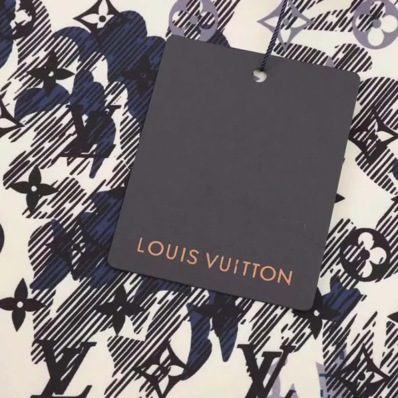 Louis Vuitton LV Men Printed Nylon Swim Shorts-Black