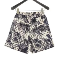 Louis Vuitton LV Men Printed Nylon Swim Shorts-Black (1)