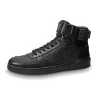 Louis Vuitton LV Men Rivoli Sneaker Boot-Black 1A8K1T (1)