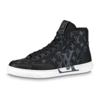 Louis Vuitton LV Men Rivoli Sneaker Boot-Black 1AARCE (1)