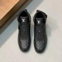 Louis Vuitton LV Men Rivoli Sneaker Boot-Black 1AC4VR (1)