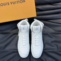 Louis Vuitton LV Men Rivoli Sneaker Boot-White 1AC4V9 (1)