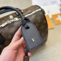 Louis Vuitton LV Unisex Keepall Bandoulière 25 Brown Coated Canvas Cowhide Leather (1)