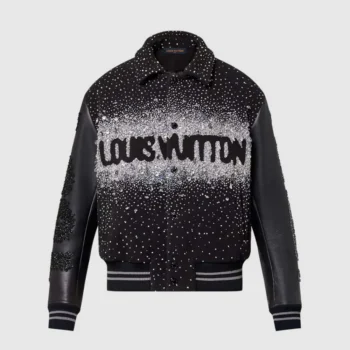 Louis Vuitton LV Women Made To Order Embroidered Varsity Blouson 1ABY75