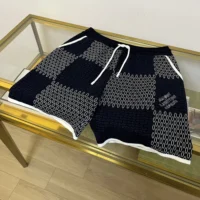 Louis Vuitton Men Damier Quilted Cotton Shorts 1AFWUJ (1)