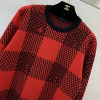 Louis Vuitton Men Damier Wool Crewneck 1AFXKG (1)