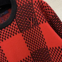 Louis Vuitton Men Damier Wool Crewneck 1AFXKG (1)