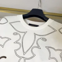 Louis Vuitton Men Embroidered Cotton T-Shirt 1AFWVN (1)