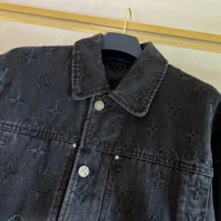 Louis Vuitton Men Embroidered Denim Blouson 1AFV97 (1)