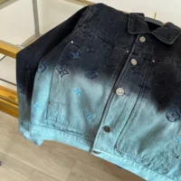 Louis Vuitton Men Embroidered Denim Blouson 1AFV97 (1)