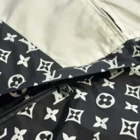 Louis Vuitton Men Monogram Printed Technical Track Top 1AFWJI (1)