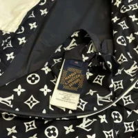 Louis Vuitton Men Monogram Printed Technical Track Top 1AFWJI (1)