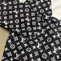 Louis Vuitton Men Monogram Printed Technical Track Top 1AFWJI (1)