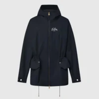 Louis Vuitton Men Technical Wool Parka 1AFRJ8 (1)