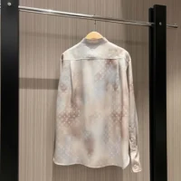 Louis Vuitton Women Collarless Monogram Cloud Shirt 1AGBFJ (1)