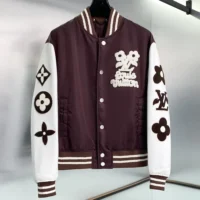 Louis Vuitton Women Embroidered Varsity Jacket 1AFPX1 (1)