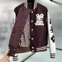 Louis Vuitton Women Embroidered Varsity Jacket 1AFPX1 (1)