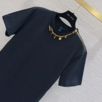 Louis Vuitton Women LV Charm T-Shirt Dress 1AFZN2 (1)