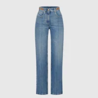 Louis Vuitton Women LV Circle Tab Jeans 1AFYX6 (1)