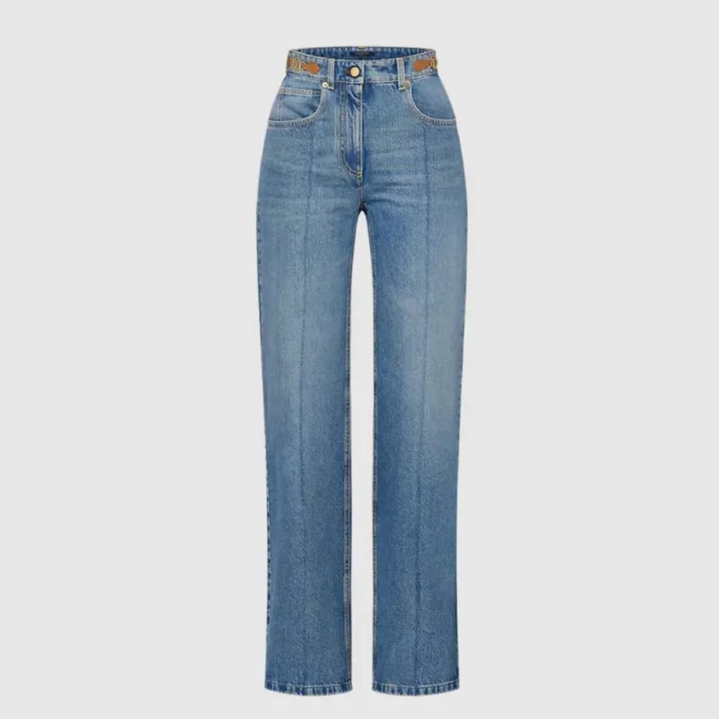 Louis Vuitton Women LV Circle Tab Jeans 1AFYX6