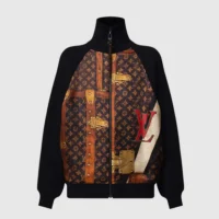 Louis Vuitton Women LV Trunk Zip-Up Jacket 1AGGST (1)