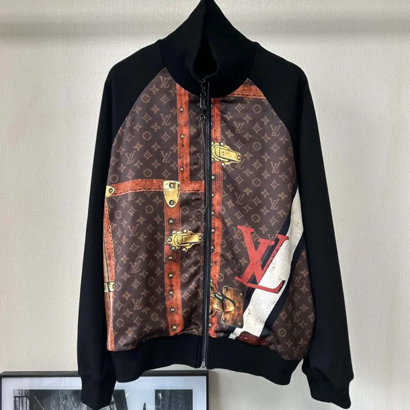 Louis Vuitton Women LV Trunk Zip-Up Jacket 1AGGST