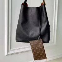 Louis Vuitton Women Low Key Hobo MM-Black M24856 (1)