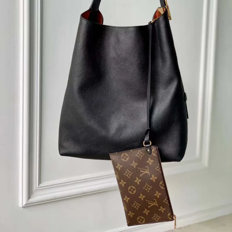 Louis Vuitton Women Low Key Hobo MM-Black M24856