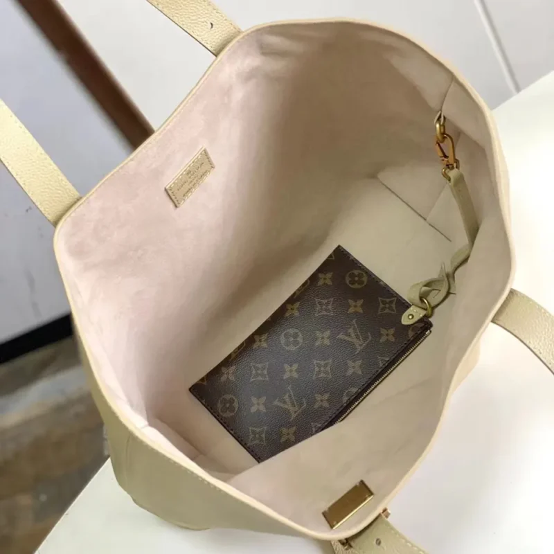 Louis Vuitton Women Low Key Hobo MM-Limestone Gray M25022