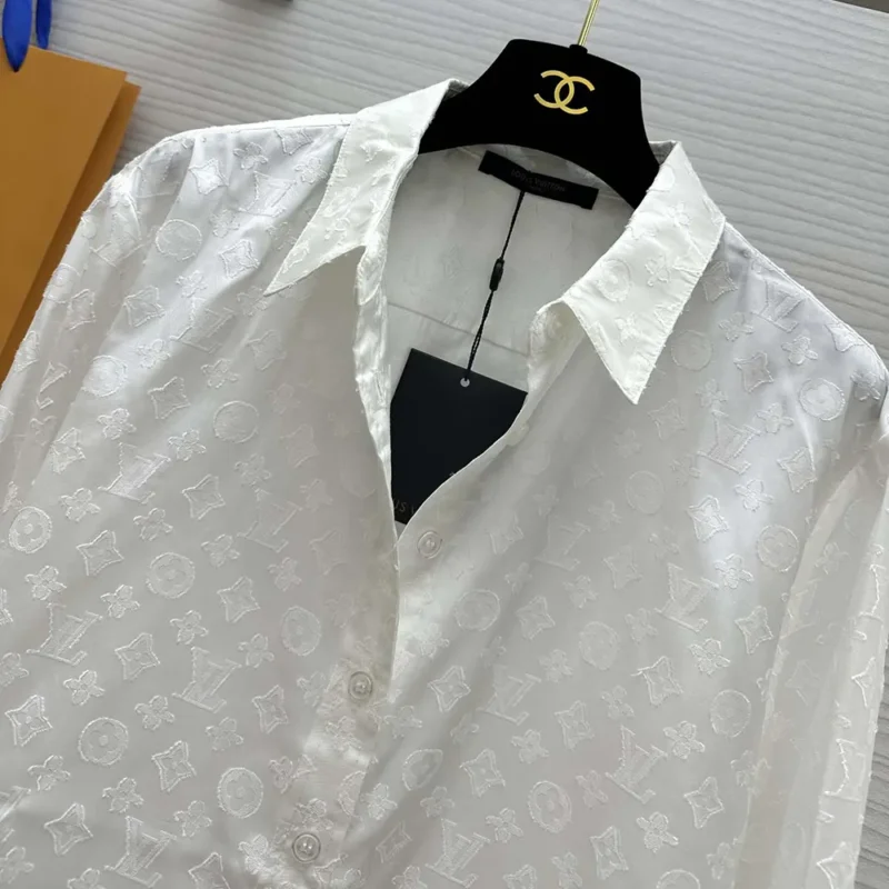 Louis Vuitton Women Monogram Fil Coupé Shirt 1AFLAG