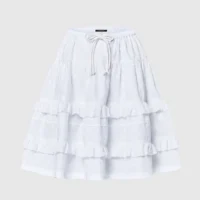 Louis Vuitton Women Monogram Fil Coupé Skirt 1AFMNZ